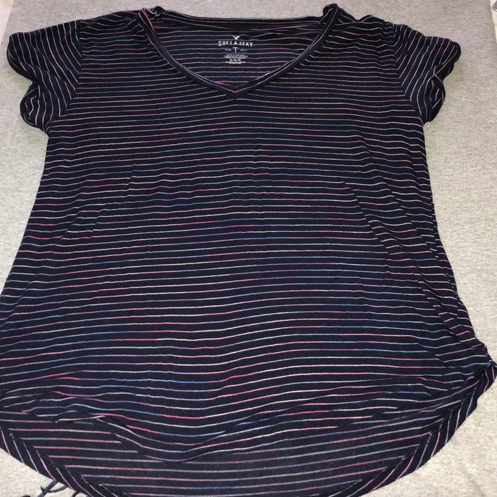 STRIPED BLOUSE. - Picture 2 of 2